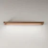 Applique Da Parete-Perenz Illuminazione Applique slim led 24w cct girevole marrone