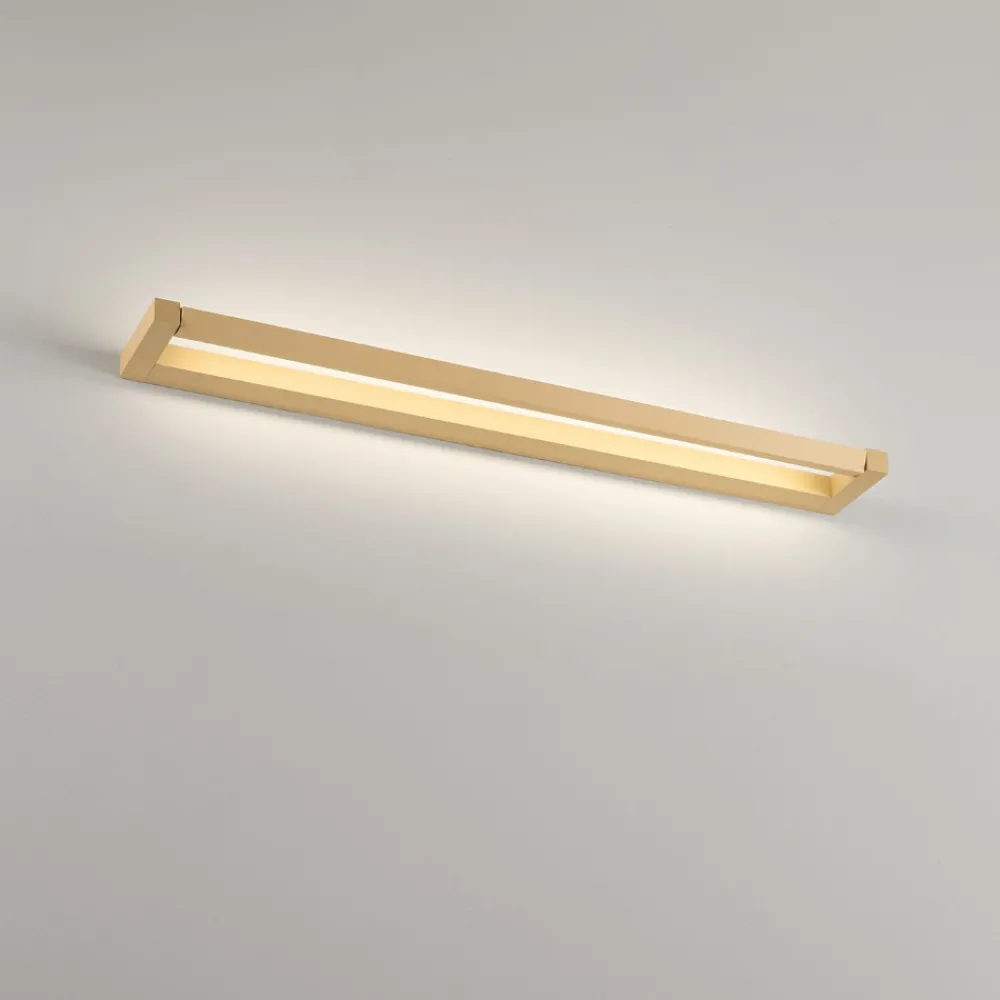 Applique Da Parete-Perenz Illuminazione Applique slim led 24w cct girevole moderno oro