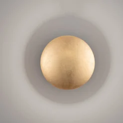 Applique Da Parete-Selezionato da Mazzolaluce Applique sole foglia oro orientabile led 6w 3000k moderna