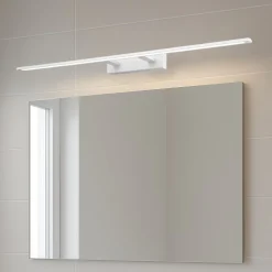 Applique Da Bagno-Selezionato da Mazzolaluce Applique specchio bagno 96cm bianco led 30w 3000k