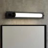 Applique Da Bagno-Selezionato da Mazzolaluce Applique specchio bagno nera design moderno led 13w 3000k ip44