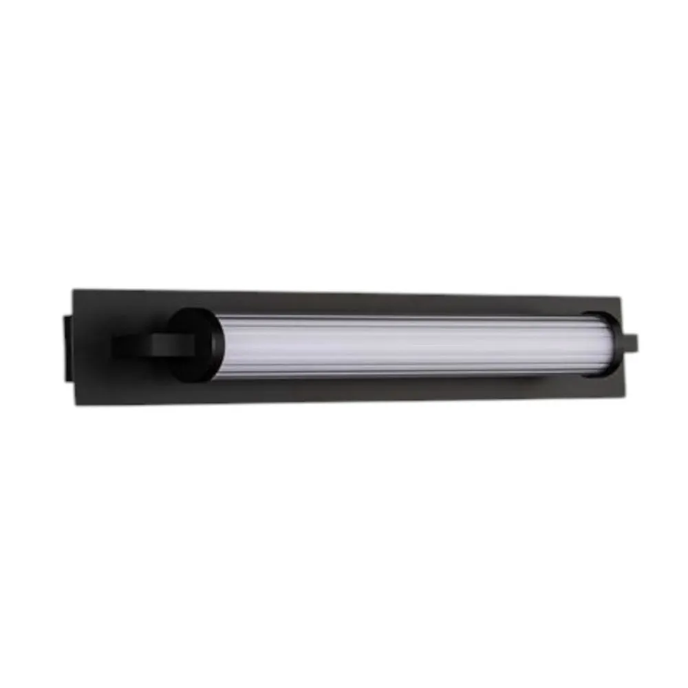 Applique Da Bagno-Selezionato da Mazzolaluce Applique specchio bagno nera design moderno led 13w 3000k ip44