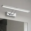 Applique Da Bagno-IsyLuce Applique specchio da bagno cromo orientabile led 8w 3000k