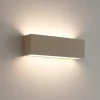 Applique Da Parete-Top Light Appliques rettangolare da parete sabbia toplight moderna