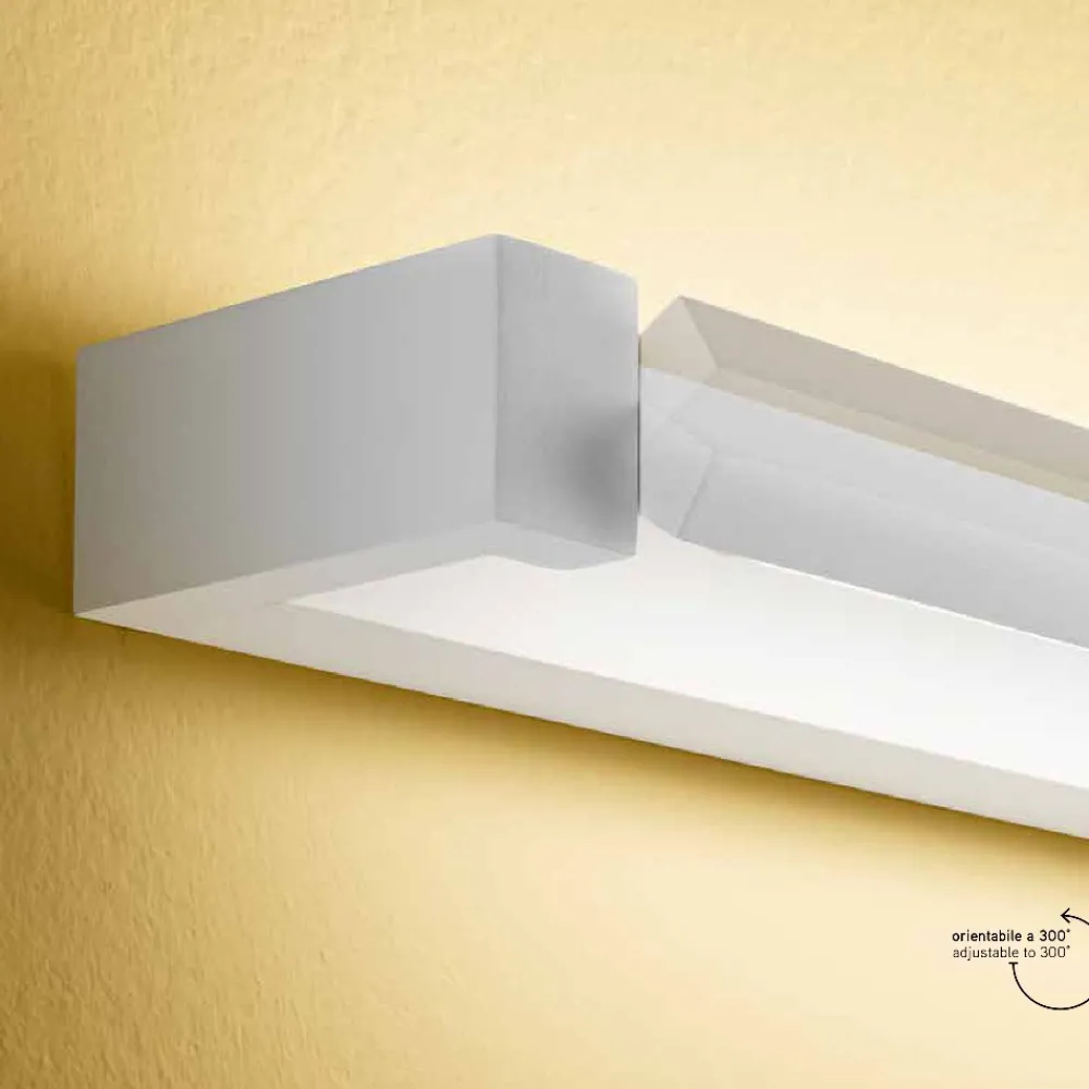 Applique Da Parete-Perenz Illuminazione Applique sway girevole bianco led 23w 3000k 4000k 6000k perenz