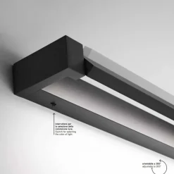 Applique Da Parete-Perenz Illuminazione Applique sway perenz girevone nero led 17w cct moderno