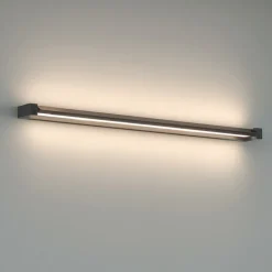 Applique Da Parete-Perenz Illuminazione Applique sway perenz led girevole 34w nero cct 100cm moderno