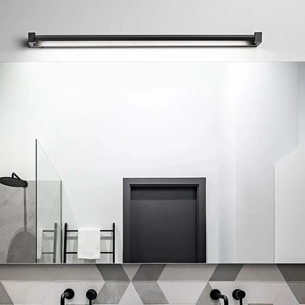 Applique Da Parete-Perenz Illuminazione Applique sway perenz led girevole 34w nero cct 100cm moderno