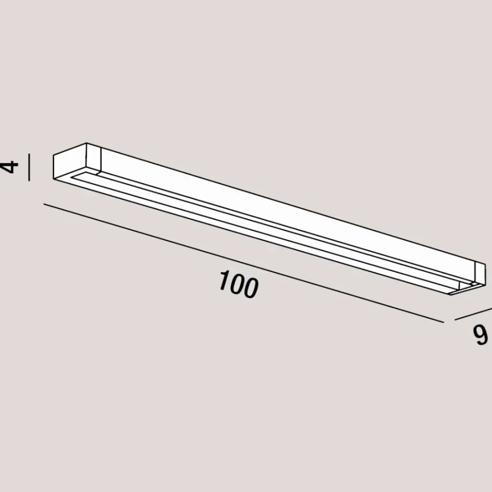 Applique Da Parete-Perenz Illuminazione Applique sway perenz led girevole 34w nero cct 100cm moderno