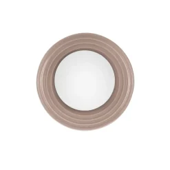 Applique Da Parete-Selezionato da Mazzolaluce Applique tondo moka moderno di porcellana e vetro