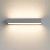 Applique Da Parete-Top Light Applique toplight grigia led 18w 3000k 4000k rettangolare