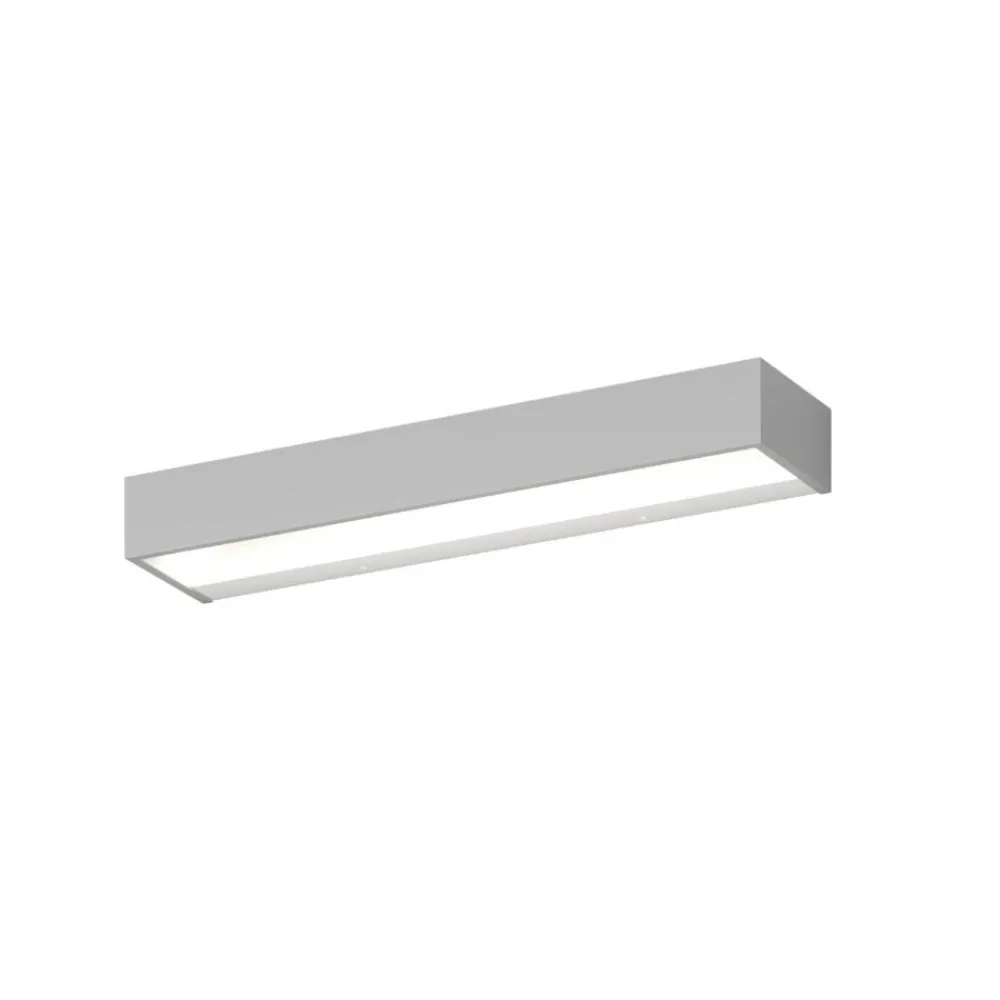 Applique Da Parete-Top Light Applique toplight grigia led 18w 3000k 4000k rettangolare