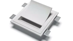 Applique Da Parete-Selezionato da Mazzolaluce Applique vela da incasso a scomparsa parete di gesso led cristaly bianco 16.5w 2700k