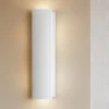 Applique Da Parete-Eglo Applique verticale led 12w 3000k bianca moderna zubialde
