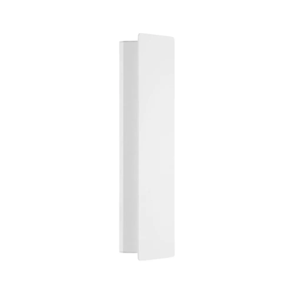 Applique Da Parete-Eglo Applique verticale led 12w 3000k bianca moderna zubialde