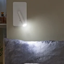 Applique Camera Da Letto-Selezionato da Mazzolaluce Applique 3w 3000k bianco da comodino orientabile per camera da letto