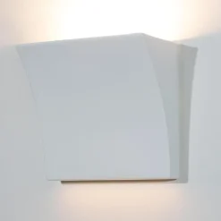 Applique Da Parete-Selezionato da Mazzolaluce Applique 9w 3000k design bianco gesso ceramica
