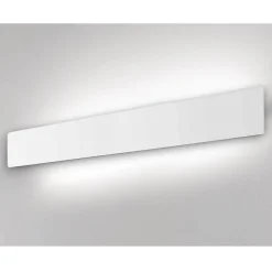 Applique Da Parete-Ideal Lux Applique zig zag ap1 d75 bianco led 4000k 30w moderna