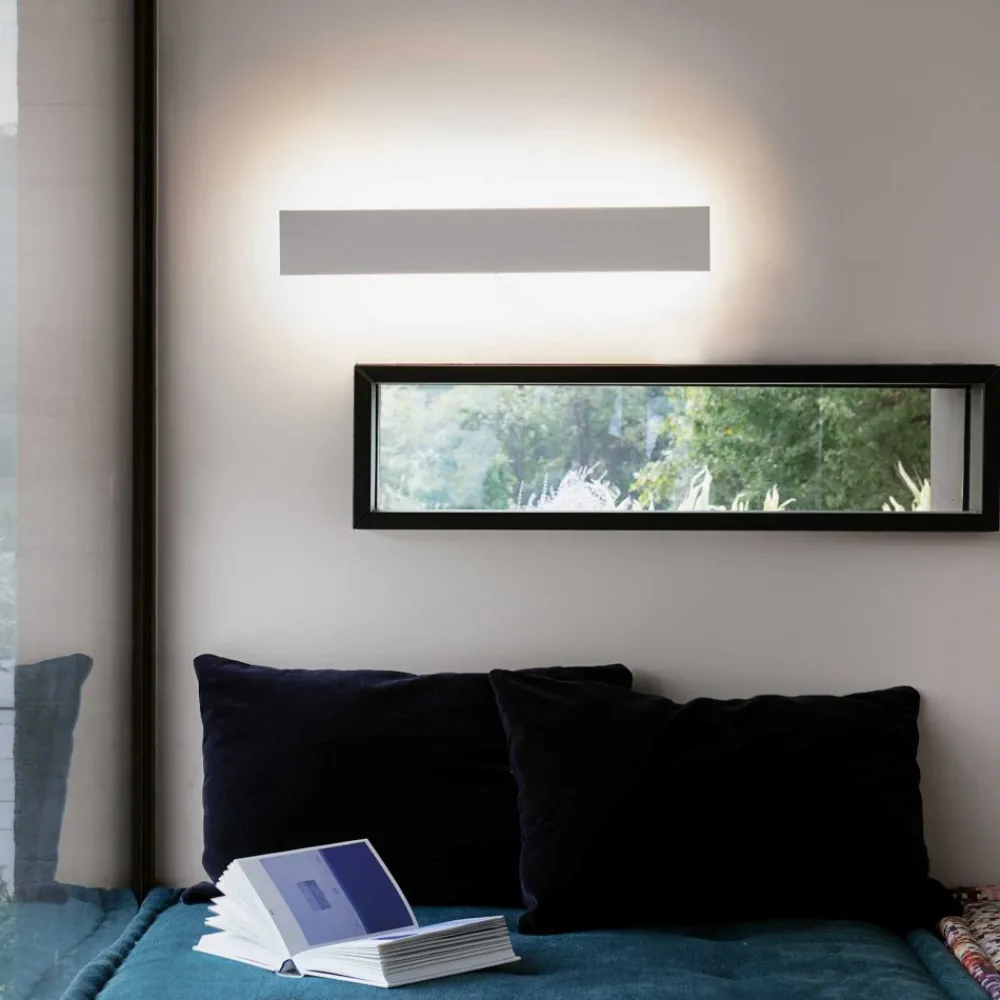 Applique Da Parete-Ideal Lux Applique zig zag ap1 d75 bianco led 4000k 30w moderna