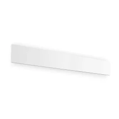 Applique Da Parete-Ideal Lux Applique zig zag ap1 d75 bianco led 4000k 30w moderna
