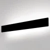 Applique Da Parete-Ideal Lux Applique zig zag ap1 d75 nero led 30w 3000k moderna