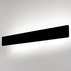 Applique Da Parete-Ideal Lux Applique zig zag ap1 d75 nero led 30w 3000k moderna