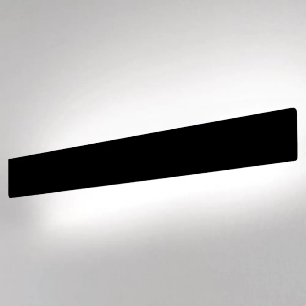 Applique Da Parete-Ideal Lux Applique zig zag ap1 d75 nero led 30w 3000k moderna