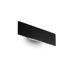 Applique Da Parete-Ideal Lux Applique zig zag nero ap1 d29 led 12,5w 3000k per interni moderni