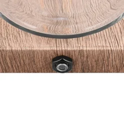 Applique Da Esterno-Selezionato da Mazzolaluce Applqie da esterno effetto legno con sensore crepuscolare interruttore