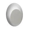 Applique Da Esterno-Ondaluce Ap shell applique da esterno design led grigio silver