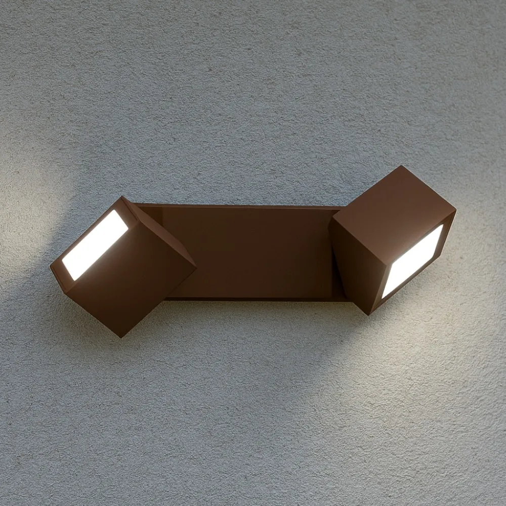 Applique Da Esterno-Ondaluce Ap steve applique da esterno led 12w 4000k orientabili