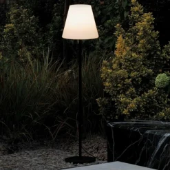 Lampade Da Esterno Giardino-Ideal Lux Arcadia pt1 piantana per esterno antracite