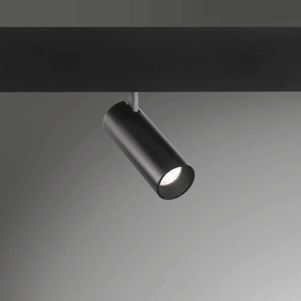 Illuminazione A Binario-Ideal Lux Arca track faretto led orientabile 48v per binario 14w 3000k monofase ottica 36