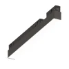 Illuminazione A Binario-Ideal Lux Arca wide faretto led 7w 3000k ottica 110 nero per binario ego monofase 48v