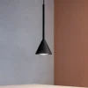 Lampade A Sospensione-Ideal Lux Archimede sp cono lampada a sospensione per camera da letto led 3000k nero