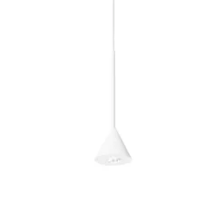 Lampade A Sospensione-Ideal Lux Archimede sp cono sospensione bianca led 3,5w 3000k cavo con decentramento