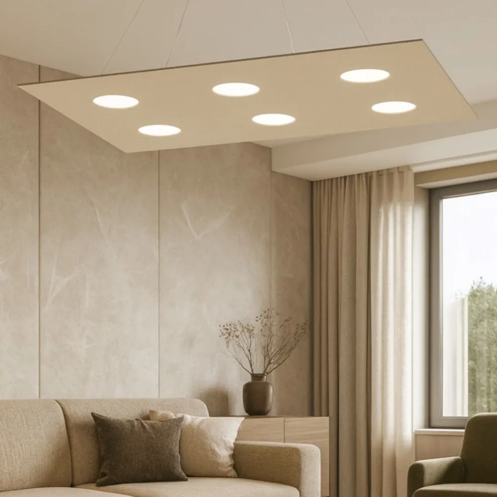 Lampadari Moderni-Top Light Area toplight lampadario moderno per soggiorno sabbia
