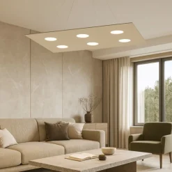 Lampadari Moderni-Top Light Area toplight lampadario moderno per soggiorno sabbia