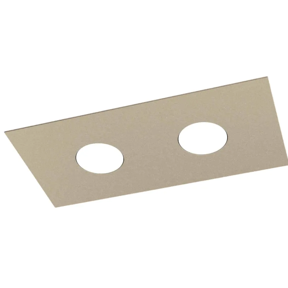 Plafoniere Moderne-Top Light Area toplight plafoniera rettangolare moderna sabbia