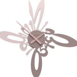 Orologi Da Parete Moderni-Selezionato da Mazzolaluce Armonico orologio moderno da parete legno colore grigio prugna