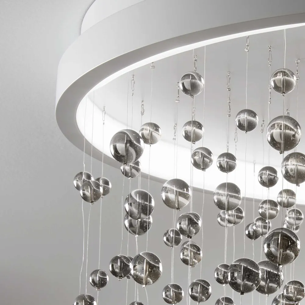 Plafoniere Moderne-Ideal Lux Armony pl d60 plafoniera led 61w 3000k moderna