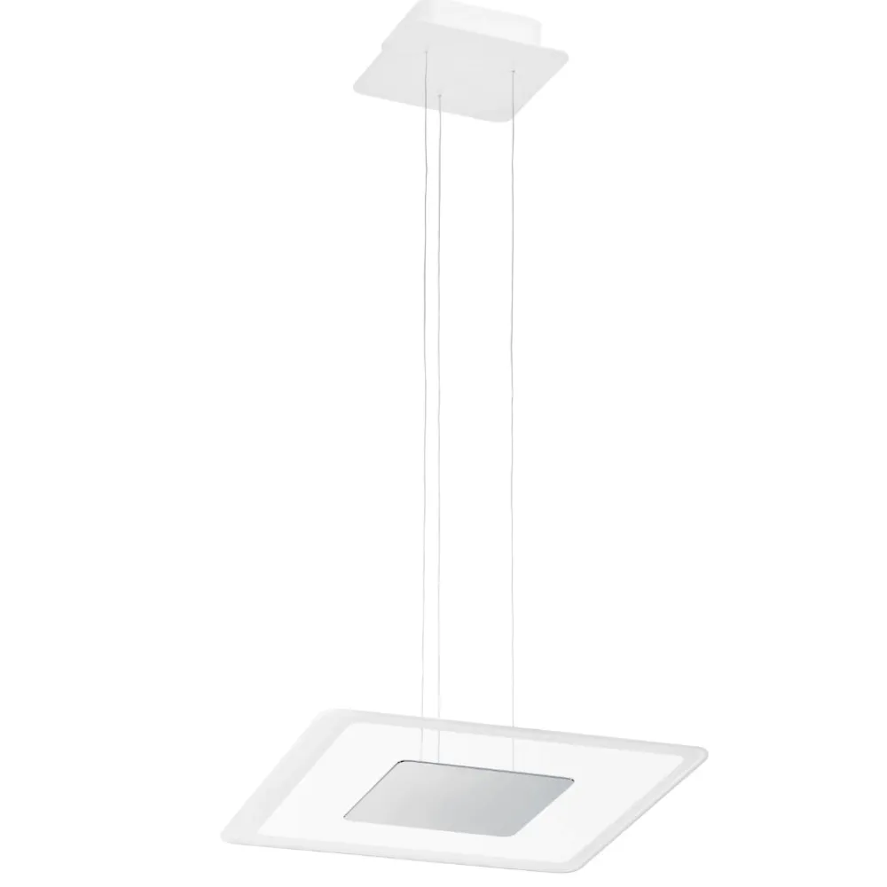 Lampadari Moderni-Linea Light Aruba lampadario led 19w 3000k cromo