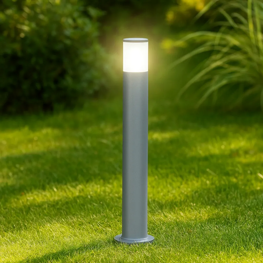 Lampioni Da Giardino-Ideal Lux Atena pt1 bianco lampione da giardino