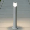 Lampioni Da Giardino-Ideal Lux Atena pt1 grigio lampione da esterno giardino cilindro