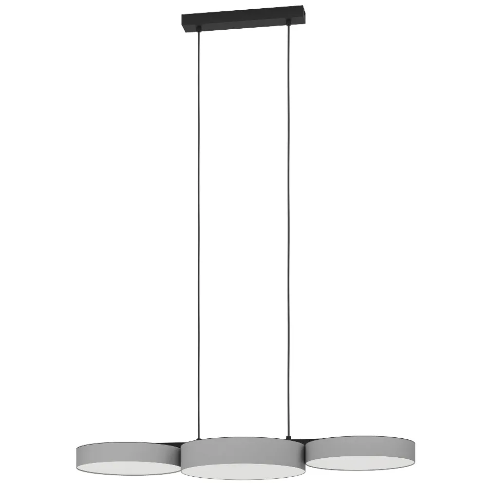 Lampadari Cucina-Eglo Barbano z lampadario da cucina 3 luci led rgb da 2700k a 6500k