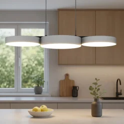 Lampadari Cucina-Eglo Barbano z lampadario da cucina 3 luci led rgb da 2700k a 6500k