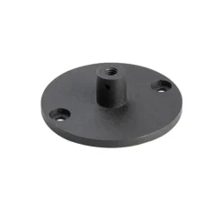 Accessori-Selezionato da Mazzolaluce Basetta nera 55mm per faretto da terra per esterno
