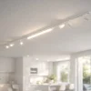 Illuminazione A Binario-Selezionato da Mazzolaluce Binario bianco con spot orientabili monofase modulo led 40w 3000k