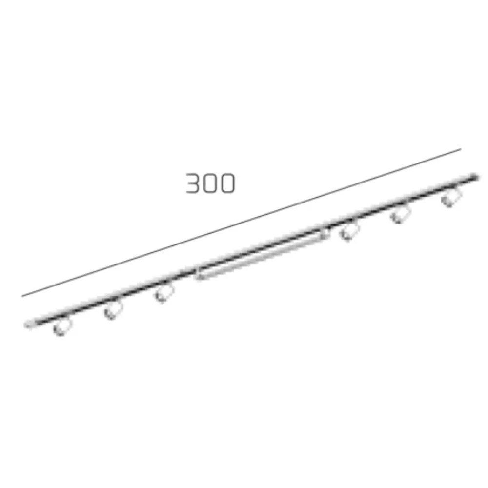 Illuminazione A Binario-Selezionato da Mazzolaluce Binario bianco con spot orientabili monofase modulo led 40w 3000k