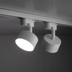 Illuminazione A Binario-Selezionato da Mazzolaluce Binario monofase 200cm bianco con mix faretti gu10 gx53 220v